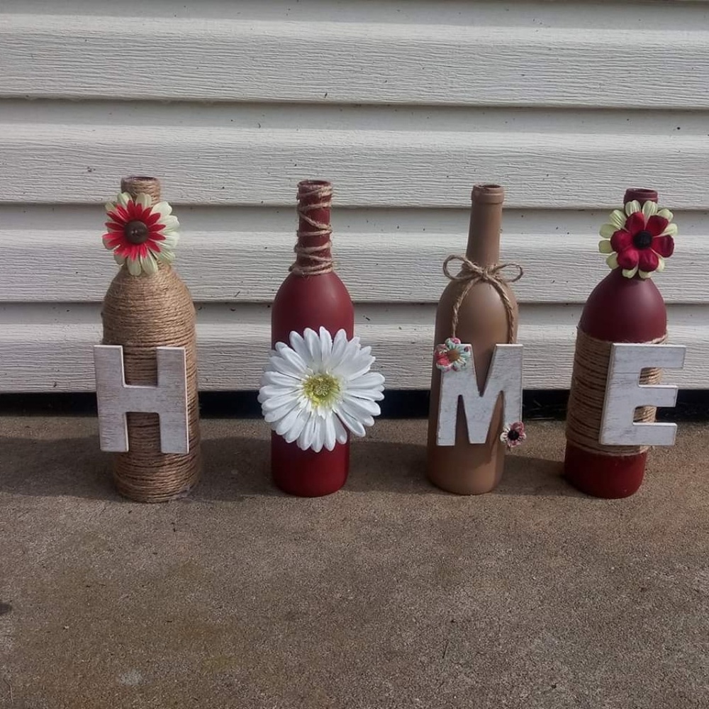 Home decorative  wine bottle set